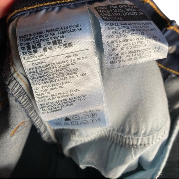 Levi's Women's 711 Stretchy Skinny Jeans I Size: 27 - Picture 6 of 6